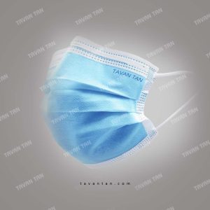 ماسک سه لایه جراحی (با لایه ملت بلون 25 گرمی)